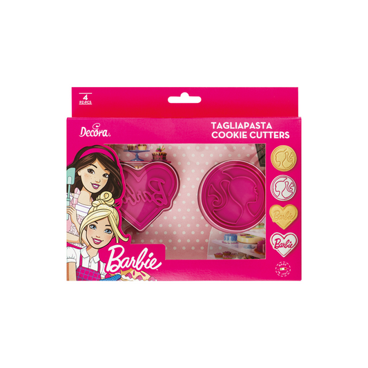 Cookie cutter with Barbie imprint