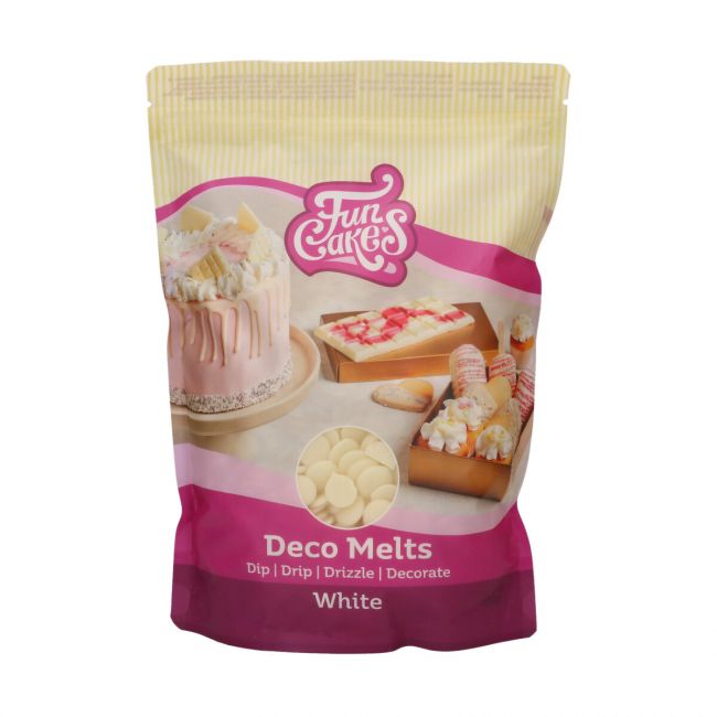 Deco melt blanc 250g - FUNCAKES