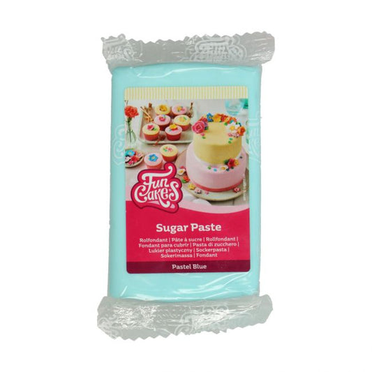 Pâte à sucre 250g Pastel Blue - FUNCAKES