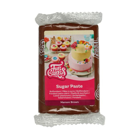 Pâte à sucre 250g Brun - FUNCAKES